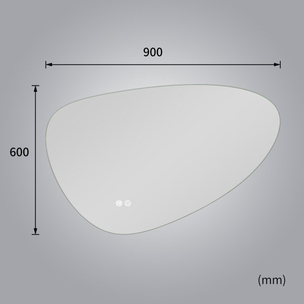 LED-speil med antiduggfunksjon | dimbart lys | Lyfco LED-speil med antiduggfunksjon | dimbart lys | Lyfco