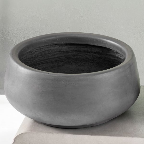 Fiberarmerte utepotter | 3-pakning | Mørk grå Fiberarmerte utepotter | 3-pakning | Mørk grå