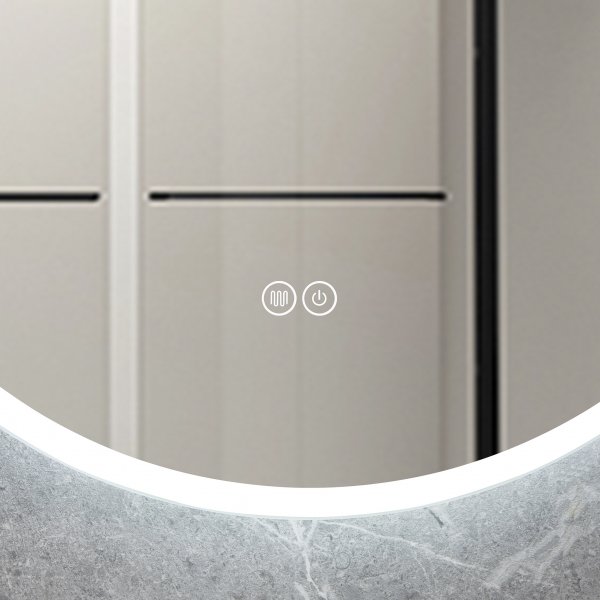 Badrumsspegel 80cm med LED-belysning Badrumsspegel 80cm med LED-belysning