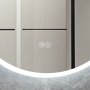Badrumsspegel 80cm med LED-belysning