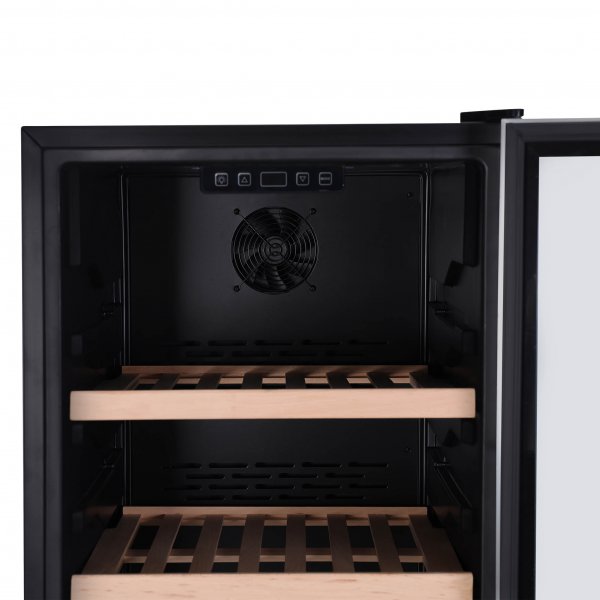 Frittstende vinkjler 102 flasker | 55 cm bred | Stillegende lping