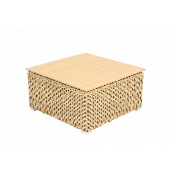 Loungegruppe i rotting � sofa, lenestoler og bord | Puter inkludert | Solena Premium