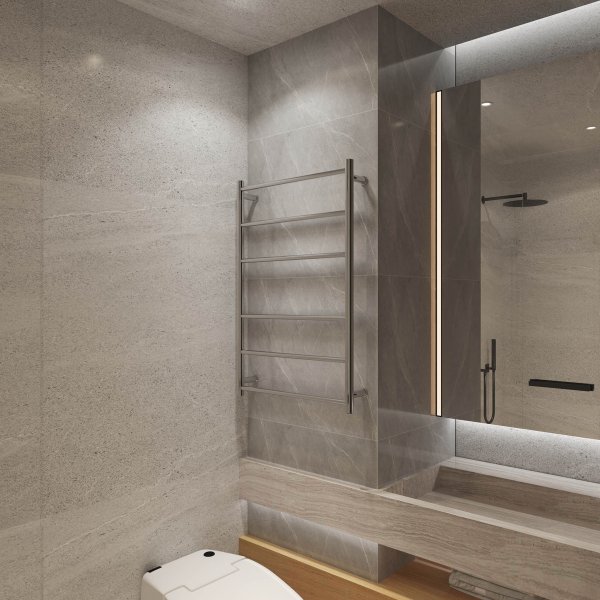 Elektrisk håndkletørker 60x90x12cm | Polert rustfritt stål | OH-007P Elektrisk håndkletørker 60x90x12cm | Polert rustfritt stål | OH-007P