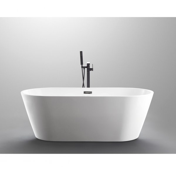 Frittst�ende badekar i hvit akryl 160 cm | Medea