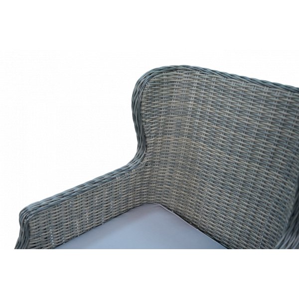 Rund hagemøbelgruppe | 4 stoler | Puter inkludert | Jacksonville grå Rund hagemøbelgruppe | 4 stoler | Puter inkludert | Jacksonville grå