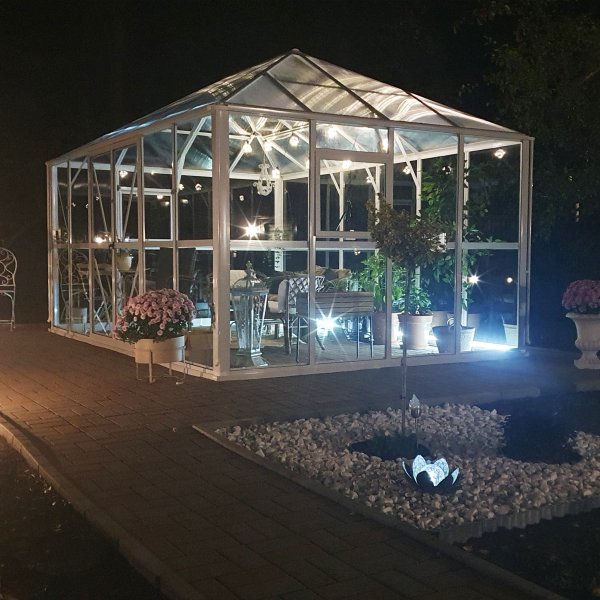 Lysthus 13m² | Stort premium drivhus | 5 års stormgaranti Lysthus 13m² | Stort premium drivhus | 5 års stormgaranti