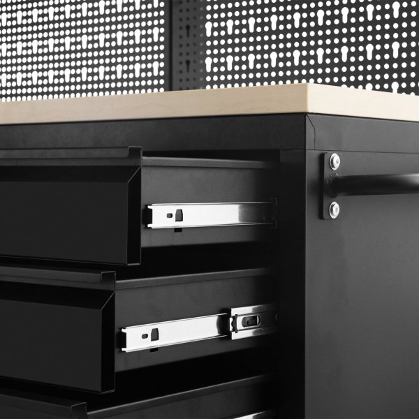 Komplett garasjeinnredning p hjul