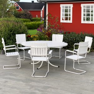 Bord med benker | Utendørs møbelsett Öja | Akasie | 4 sitteplasser Bord med benker | Utendørs møbelsett Öja | Akasie | 4 sitteplasser