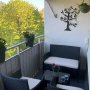 Liten loungesett for balkong