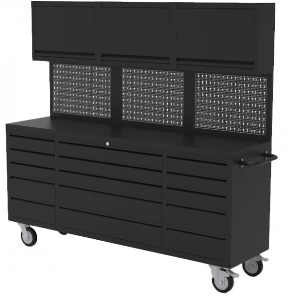 Komplett garasjeinnredning p hjul