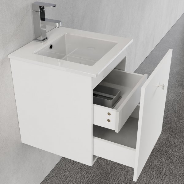 Liten kommode 40cm | Nedfelt vask | Vilmer hvit Liten kommode 40cm | Nedfelt vask | Vilmer hvit