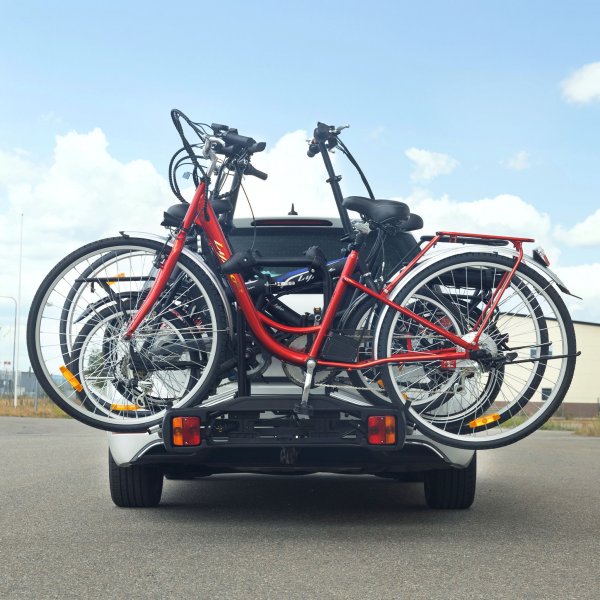 Bil sykkelholder med lys | For 4 sykler Bil sykkelholder med lys | For 4 sykler