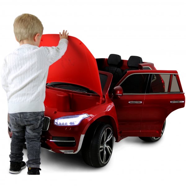 Elbil for barn Volvo XC90 | Premium | 12V - 2x35W | Lakkert r�d