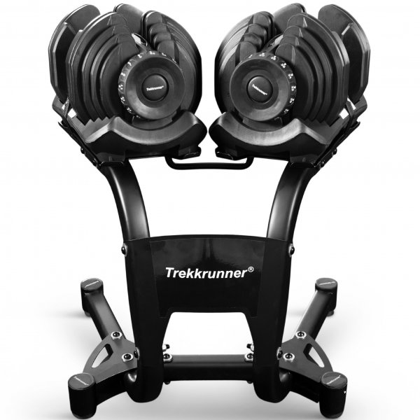 Justerbar hantel 39 kg | 17 vektinnstillinger | Trekkrunner