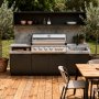 Rustfri gassgrill | 5 Brennere & Infrar�d Bakbrenner | Ohio