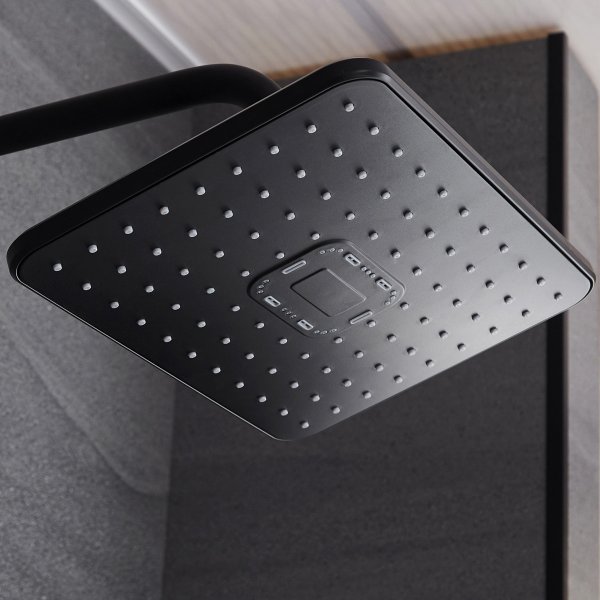 Takdusjsett med LED-display | Svart Takdusjsett med LED-display | Svart