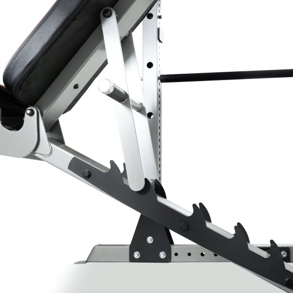 Vektstangstativ med treningsbenk