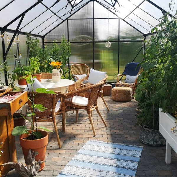 Drivhus 18m Premium | Ekstra hy dyrkingshyde | 6mm kanal plast