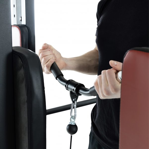 Vektstangstativ med treningsbenk