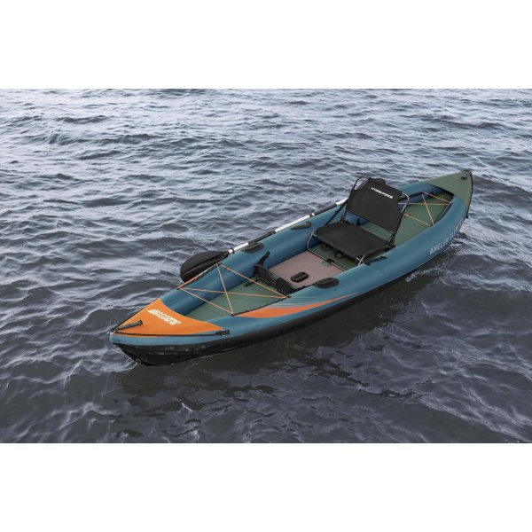 Fiskekajakk HydroForce Angler Elite 380x99 cm | Fish ruler, ripstop, komplett sett, Bestway 65197 Fiskekajakk HydroForce Angler Elite 380x99 cm | Fish ruler, ripstop, komplett sett, Bestway 65197