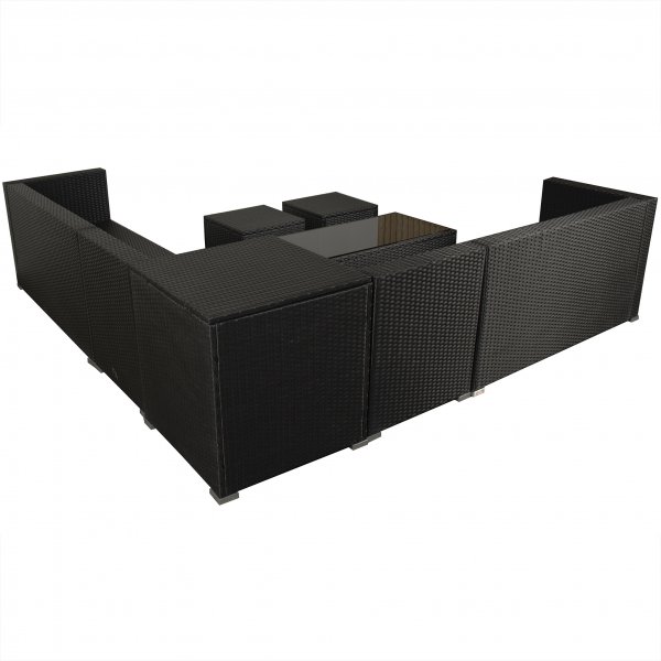 Loungegruppe| Lyfco Djursvik | Innebygd oppbevaring | Grå kunstrotting Loungegruppe| Lyfco Djursvik | Innebygd oppbevaring | Grå kunstrotting