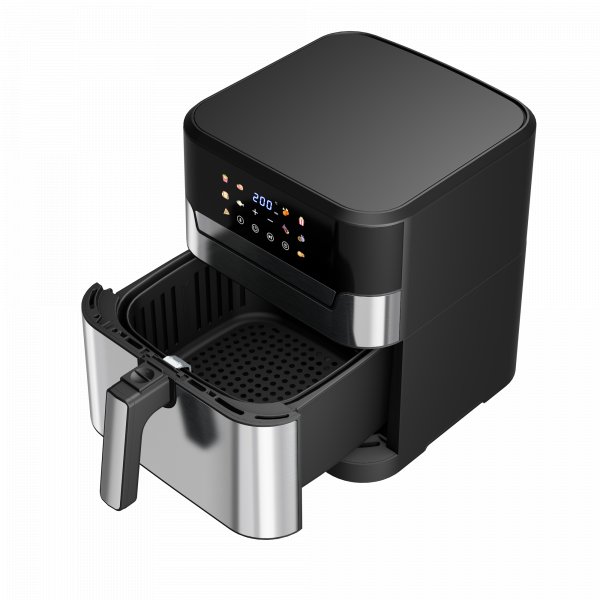 Airfryer 8L | Digital Berøringsskjerm | 10 Forhåndsinnstilte Programmer Airfryer 8L | Digital Berøringsskjerm | 10 Forhåndsinnstilte Programmer