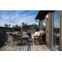 Loungegruppe i naturfarget konstrotting | 4-delt med sofa, lenestoler og bord | Ängsö Loungegruppe i naturfarget konstrotting | 4-delt med sofa, lenestoler og bord | Ängsö