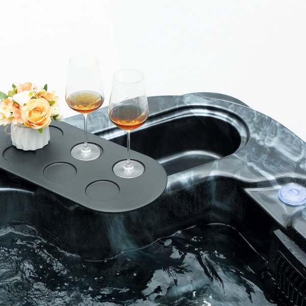 Spabad - Vivid Dreams WiFi - 5-6 personer | Svart utgave | Lyfco