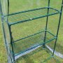 Lite drivhus i plast 1m | Stlramme med PVC-belegg