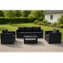 Sofagruppe utembler | Innebygd oppbevaring | Gr kunstrotting | Sanns