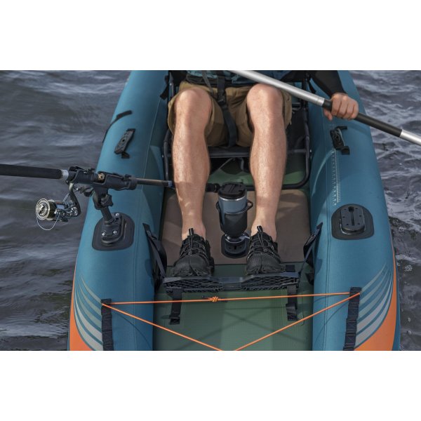 Fiskekajakk HydroForce Angler Elite 380x99 cm | Fish ruler, ripstop, komplett sett, Bestway 65197 Fiskekajakk HydroForce Angler Elite 380x99 cm | Fish ruler, ripstop, komplett sett, Bestway 65197