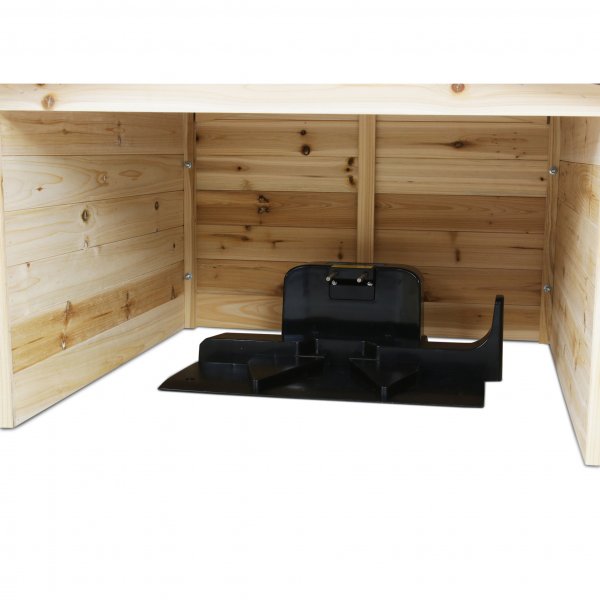 Garasje til robotgressklipper 87 x 80 cm | Beskytter mot regn og sol