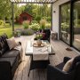 Sofagruppe utemøbler | Innebygd oppbevaring | Grå kunstrotting | Sannäs Sofagruppe utemøbler | Innebygd oppbevaring | Grå kunstrotting | Sannäs