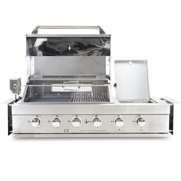 Rustfri gassgrill for innbygging - Seattle Rustfri gassgrill for innbygging - Seattle