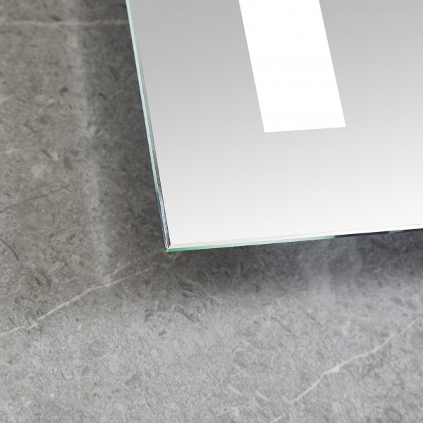 Baderomsspeil | LED lys sider | Dimmer og ber�ringskontroll | Rektangul�r