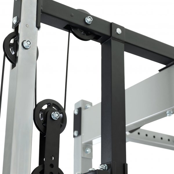 Vektstangstativ med treningsbenk