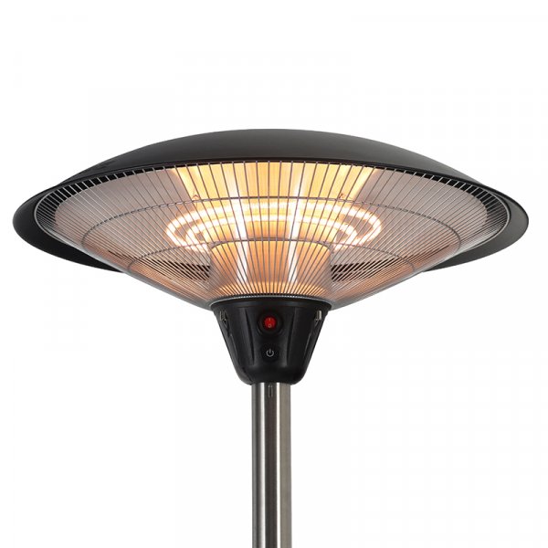 Terrassevarmer med fjernkontroll | 2100W | Gulvstende