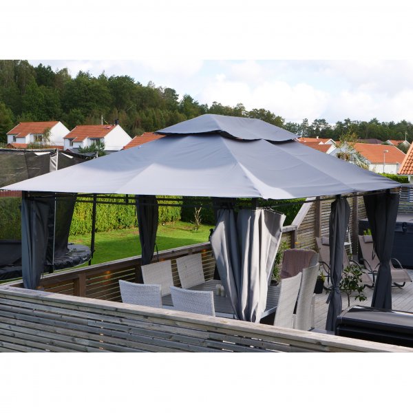 Paviljong 4x3 m inkl. paviljongvegger Paviljong 4x3 m inkl. paviljongvegger