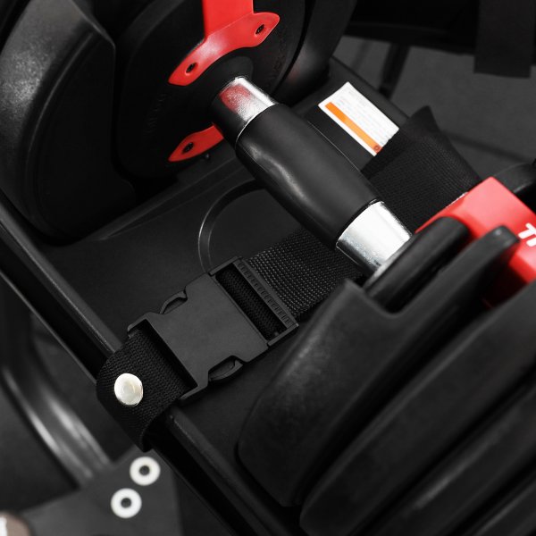 Hantelstativ i stl | Maks belastning 2x40kg | Banelper