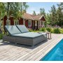 Solseng utend�rs | Justerbar rygg | Pute inkludert | Glyxn�s Gr�
