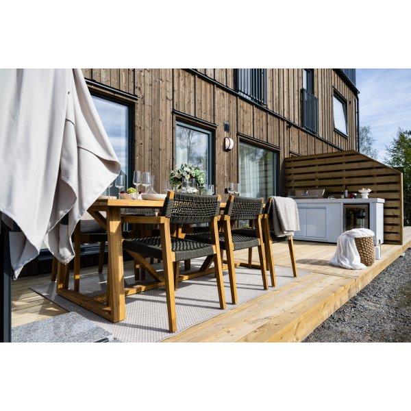 Elegant spisegruppe | Seks sitteplasser | Moderne design og materialer av h�y kvalitet | Alex
