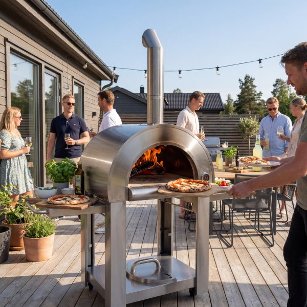 Vedfyrt pizzaovn for hjemmebruk | Milano