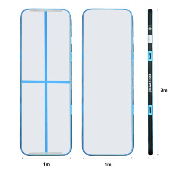 AirTrack | Air Volt Track | Enkel montering og oppbevaring | 3x1m | Bl�