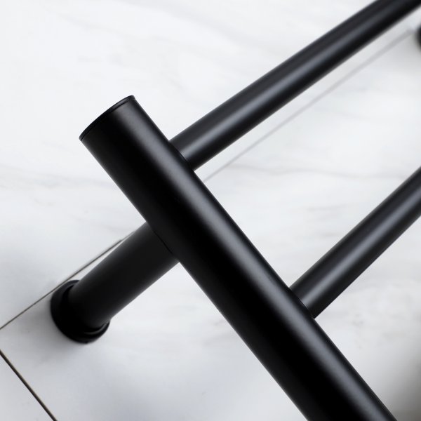 Elektrisk håndklestang 52x78x12,5cm | Svart Elektrisk håndklestang 52x78x12,5cm | Svart