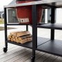 Utekj�kken Kamado-grill AU-21 (47 cm) � Vinr�d | Keramisk grill med integrert arbeidsstasjon