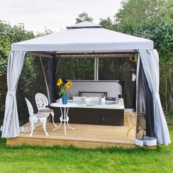 Spabad Karma WiFi - 5 personer | LED-stråler | Lyfco Spabad Karma WiFi - 5 personer | LED-stråler | Lyfco