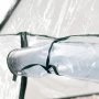 Lite drivhus i plast 1m | Stlramme med PVC-belegg