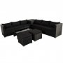 Loungegruppe| Lyfco Djursvik | Innebygd oppbevaring | Gr kunstrotting