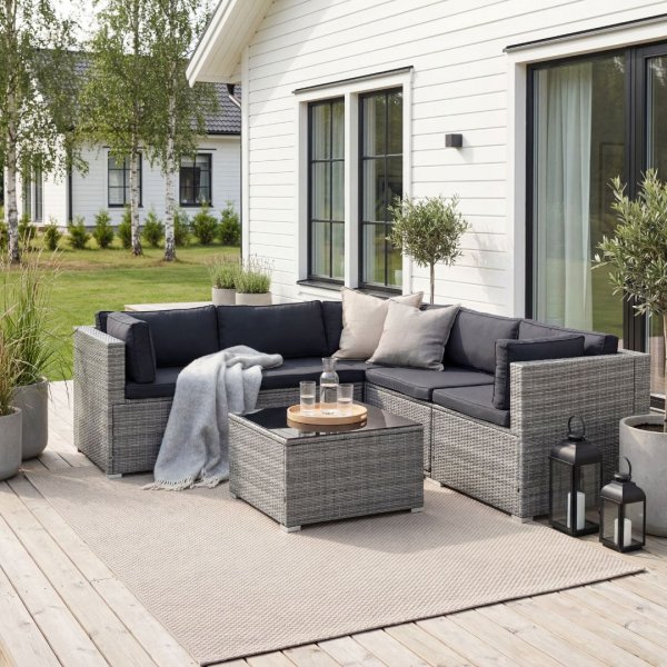 Loungesett utemøbler | Lyfco Olofsbo | Smart oppbevaring | Kunstrotting Loungesett utemøbler | Lyfco Olofsbo | Smart oppbevaring | Kunstrotting