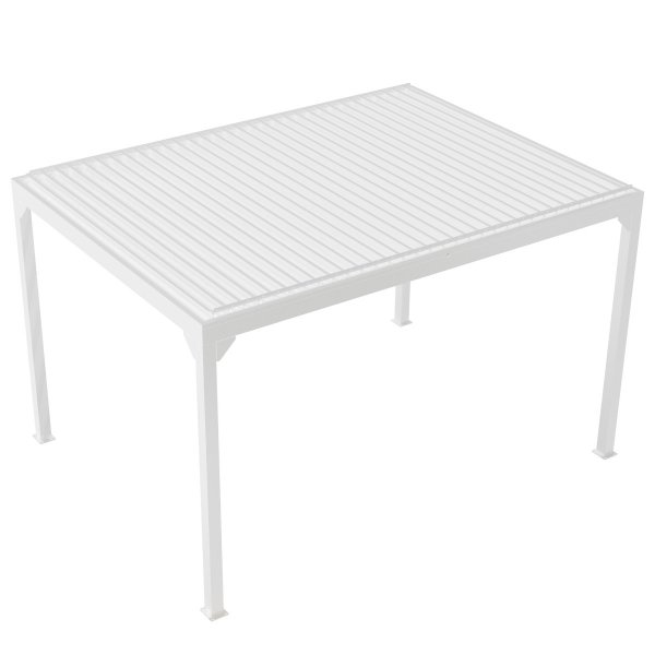 Hvit Pergola Premium | Åpningsbare lameller Hvit Pergola Premium | Åpningsbare lameller